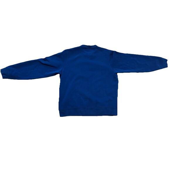 Vintage Blue And Orange Abercrombie & Fitch Spell Out Embroidered Sweatshirt Med - Picture 7 of 7